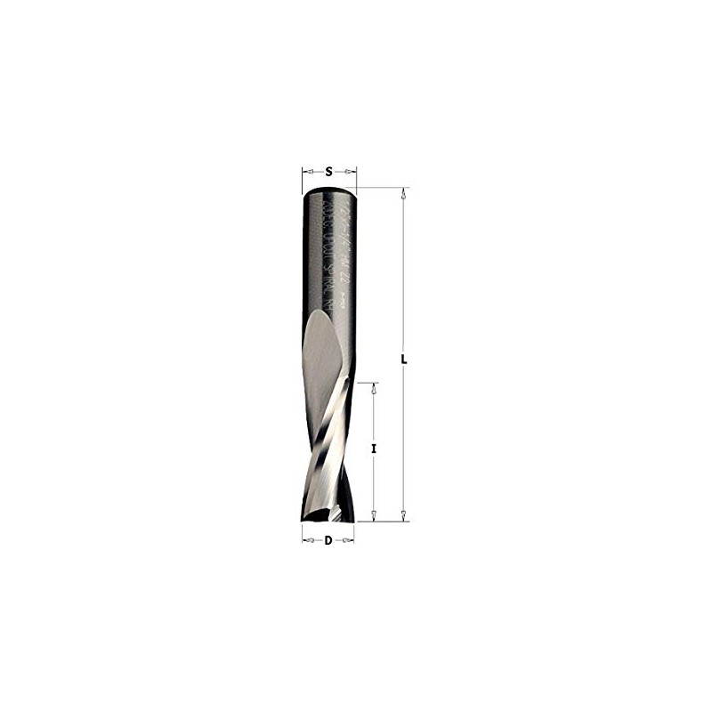 Fraise hélicoïdale z2  d 4 x 15 8 60 s dx hm