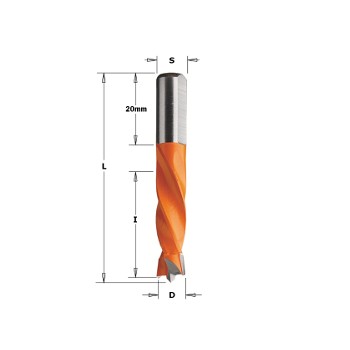 MECHE A TOURILLON 5mm HM