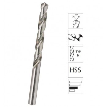 Mèche HSS métal 117 mm diam 8